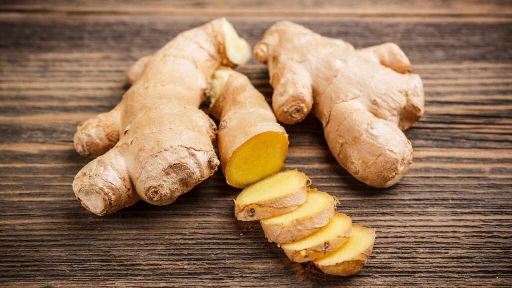 Ginger can help dogs with nausea and stomach upset.