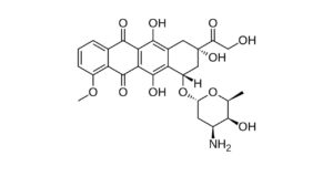 Doxorubicin is an old school, potent, effective chemotherapy drug.